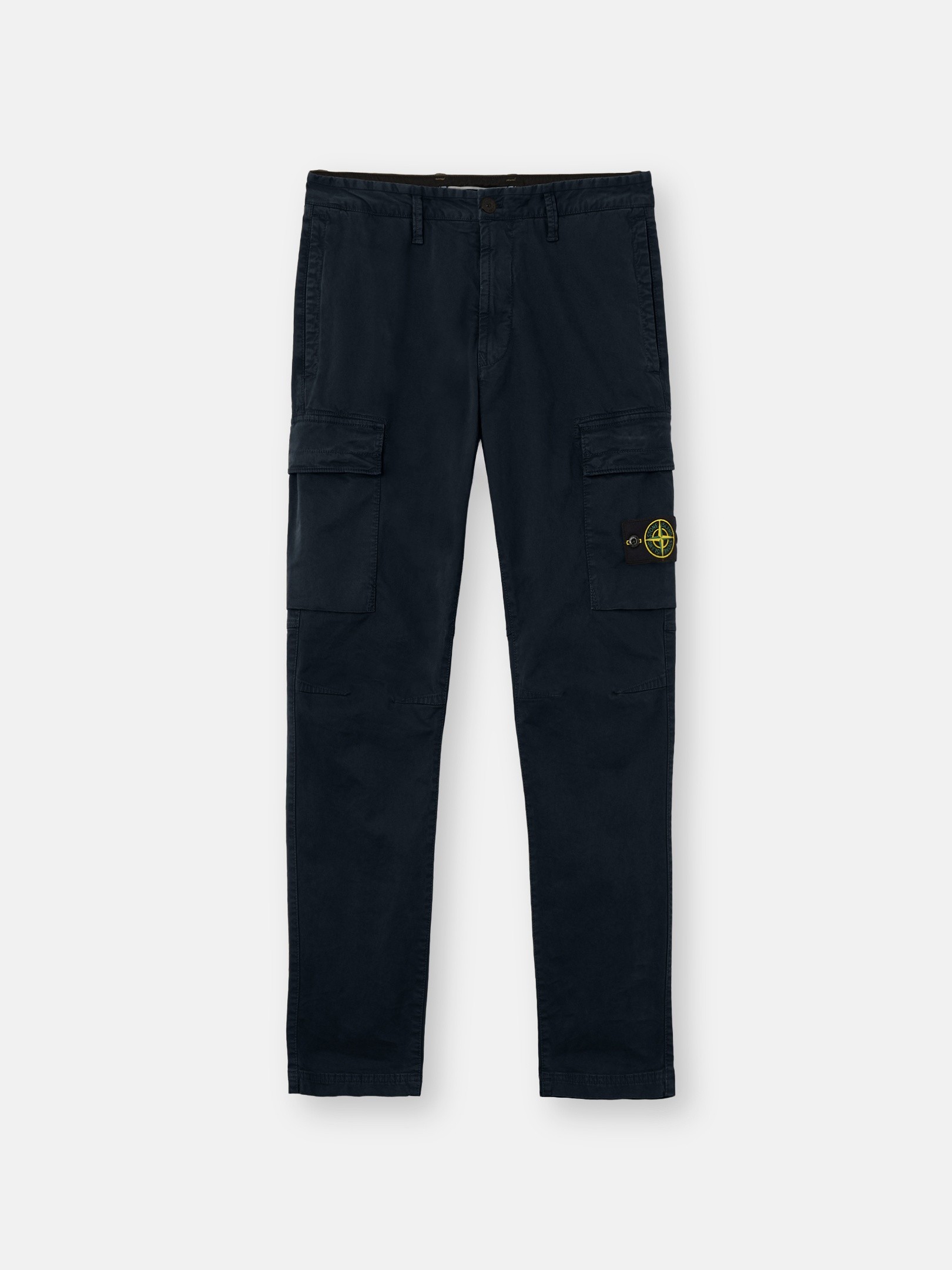 Blue Regular-tapered-fit cargo pants with zipper pockets 3100051