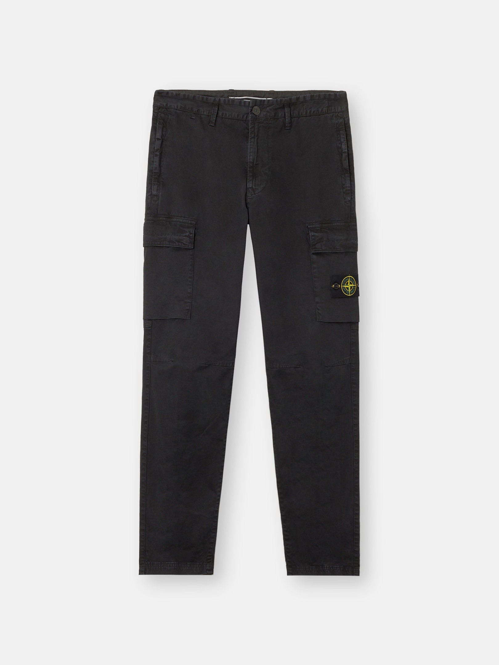 Black Regular-tapered-fit cargo pants with zipper pockets 3100051