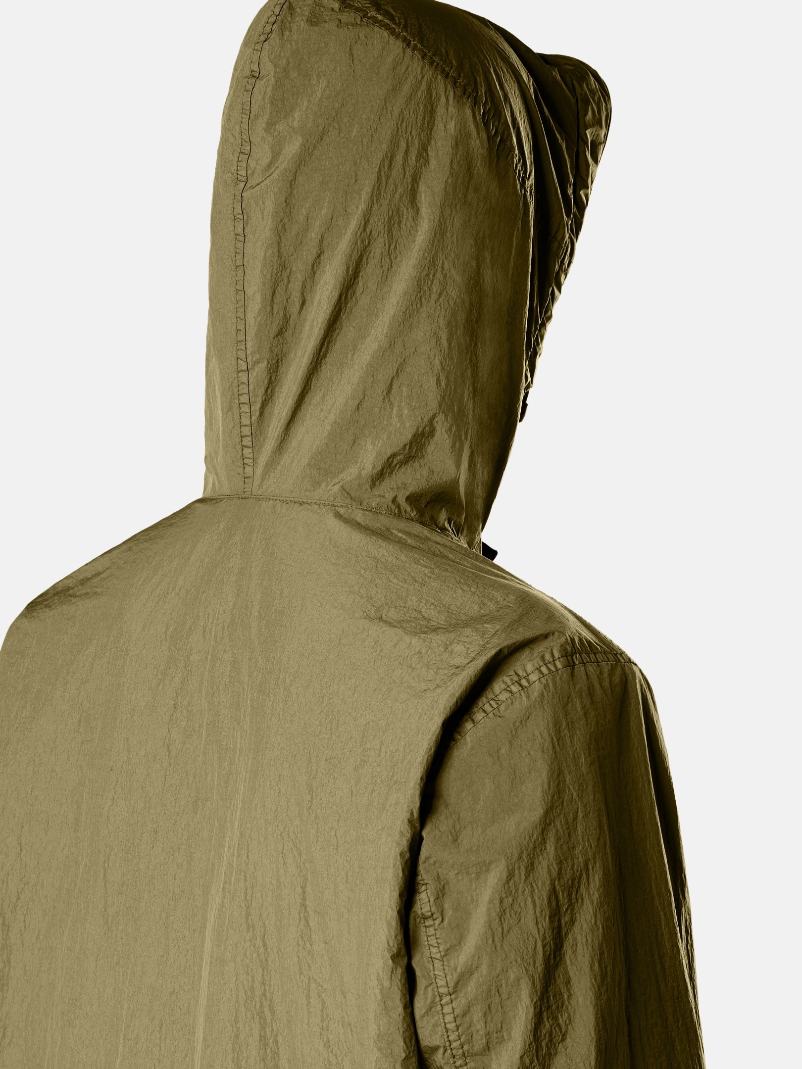 Military Green Hooded jacket with wind resistance and anti-drop 
