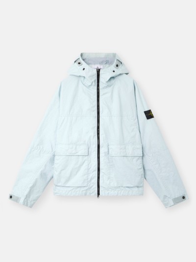Sky Blue Hooded jacket with water-resistant membrane 4100004