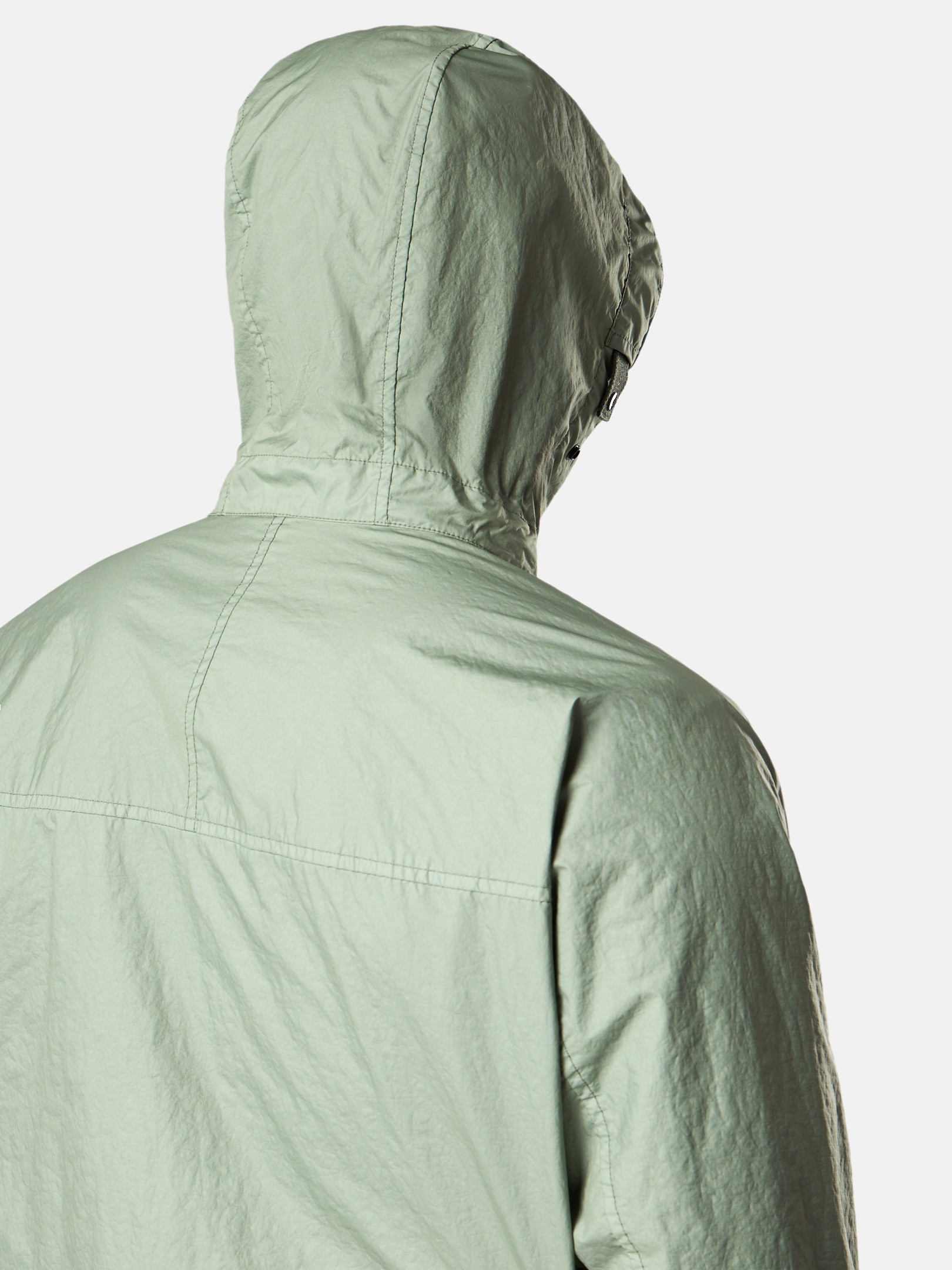Sage Green Hooded jacket with water-resistant membrane 4100004