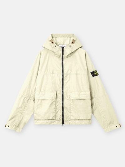 Ivory Hooded jacket with water-resistant membrane 4100004 MEMBRANA