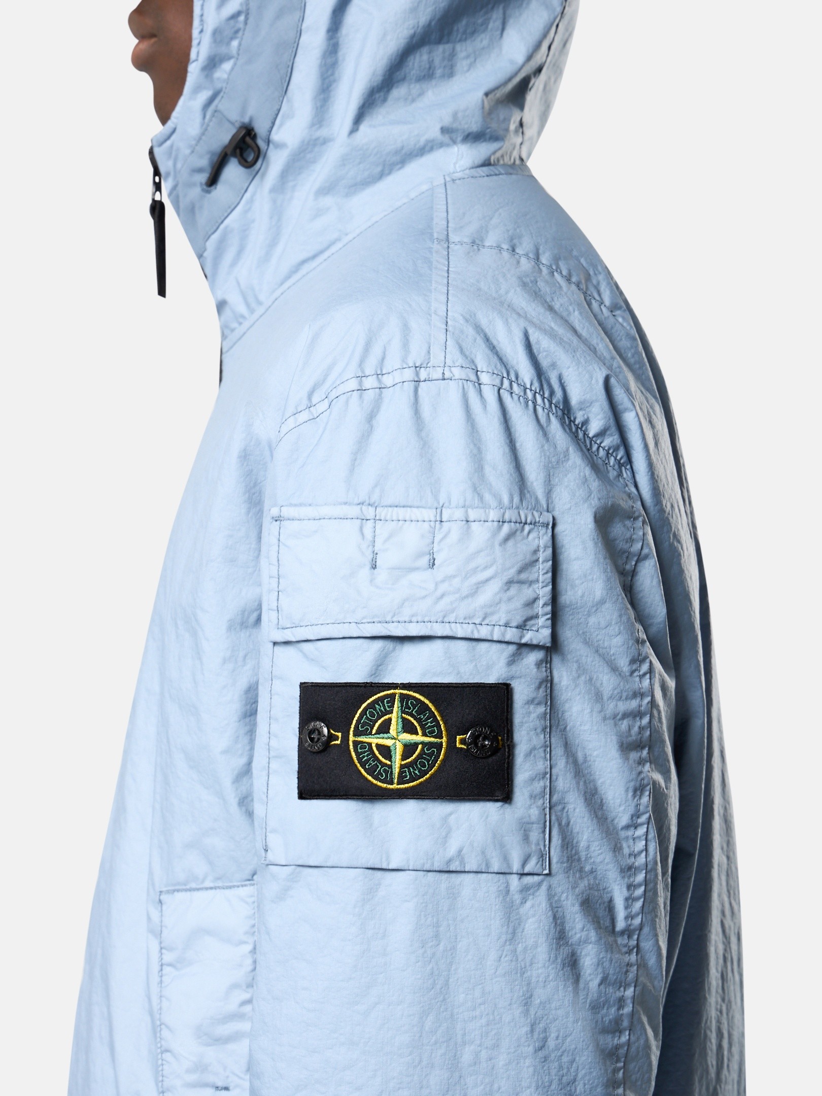 Veste Bomber Marine Stone Island - Taille M - Coton - Occasion Très Bon État