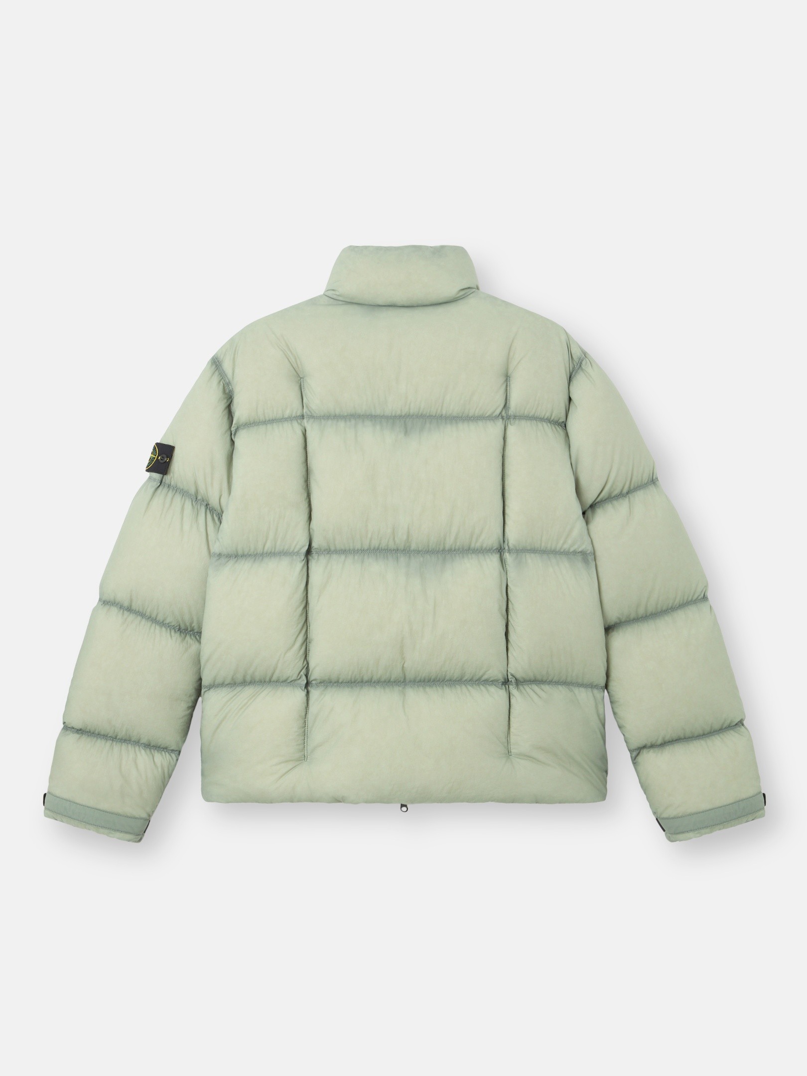 セージグリーン スタンドカラー 軽量ダウンジャケット 4100017 SEAM