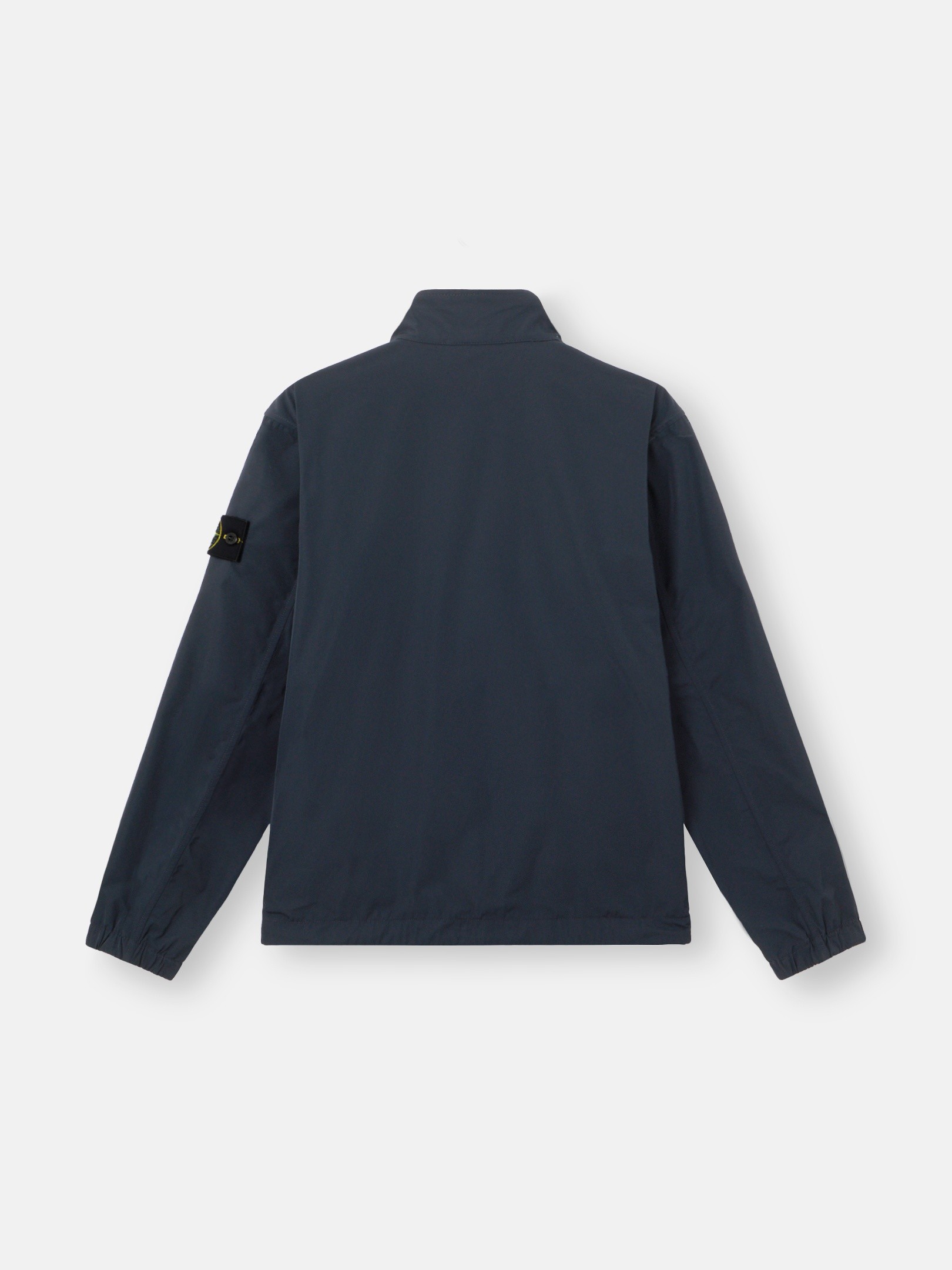 Navy Blue Stand collar jacket with anti-drop 4100033 MICRO TWILL