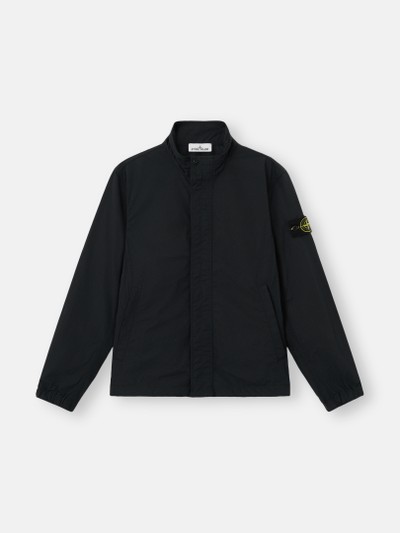 STONE ブルゾン Black Stand collar jacket with anti-drop 4100033 MICRO TWILL
