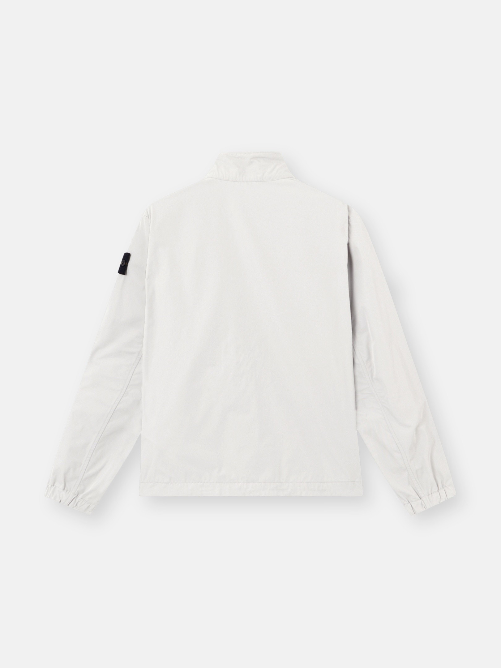 Pearl Grey Stand collar jacket with anti-drop 4100033 MICRO TWILL