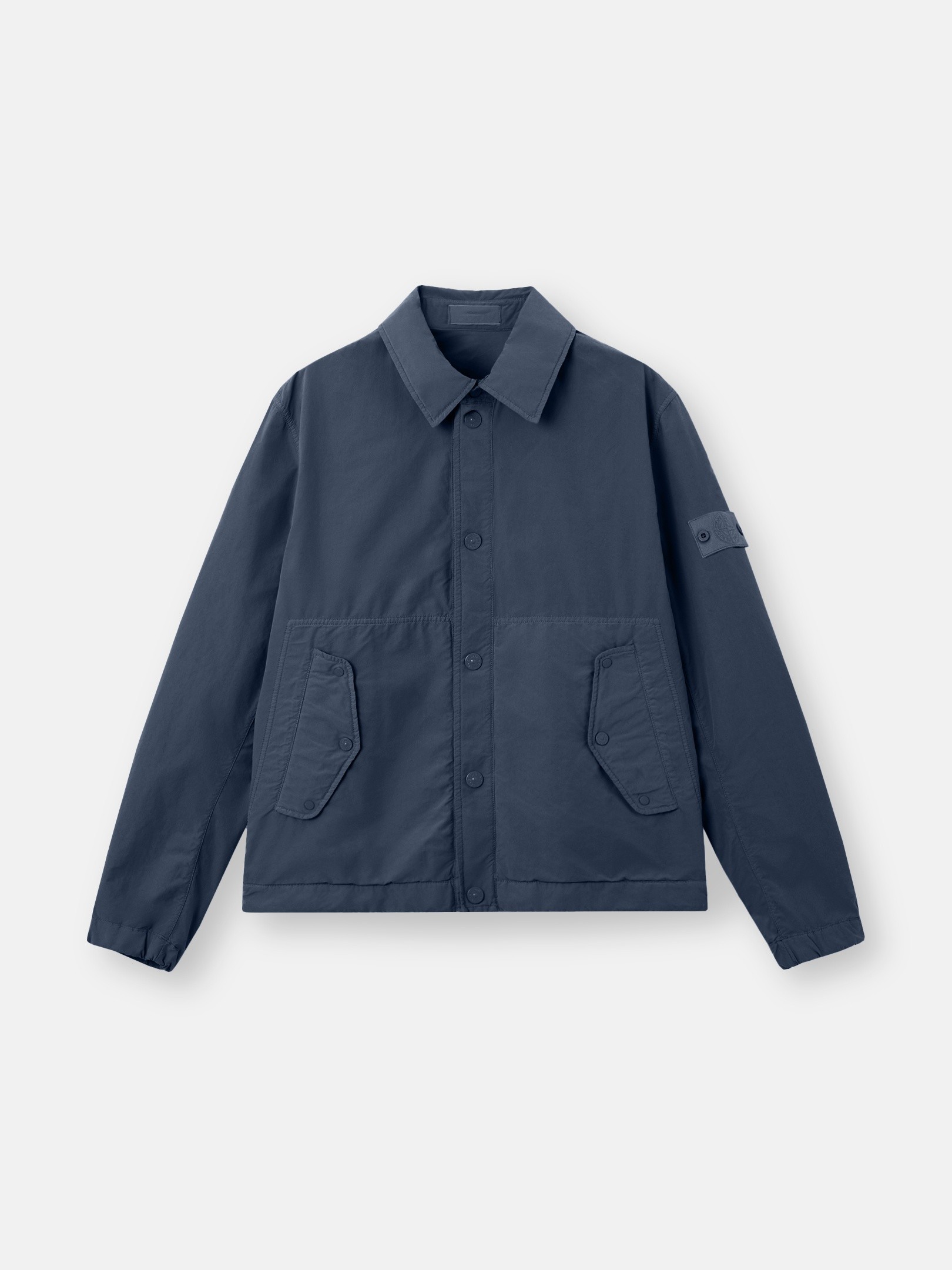 Slate Blue Coach jacket with anti-drop 4100036 DAVID LIGHT-TC_S.I
