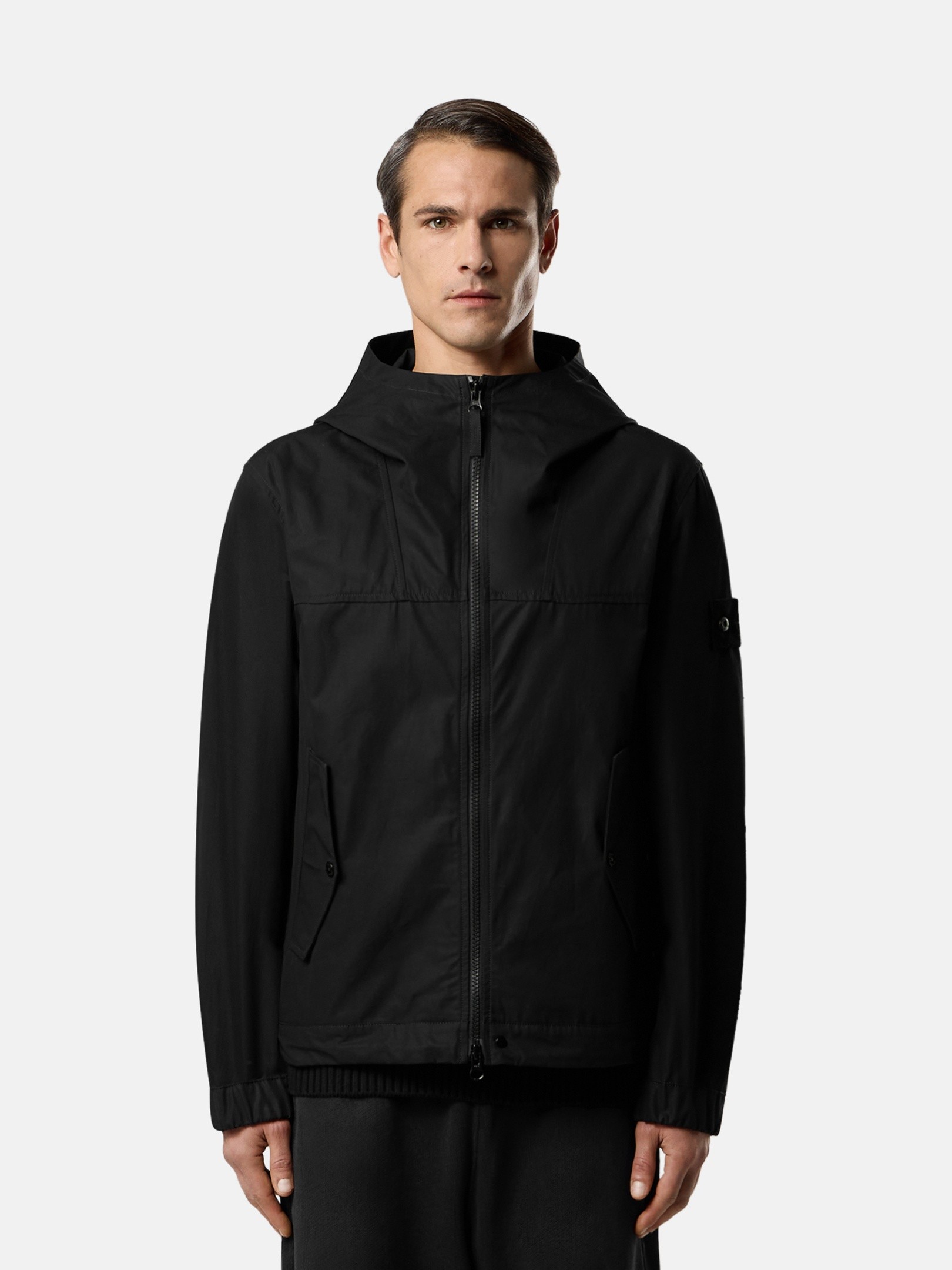 モノクロのジャケット、パンツ、ニットウェアのStone Island Ghost