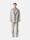 undefined 4100046 ALL-WEATHER COTTON CANVAS_S.I. GHOST Gris poudré Stone Island