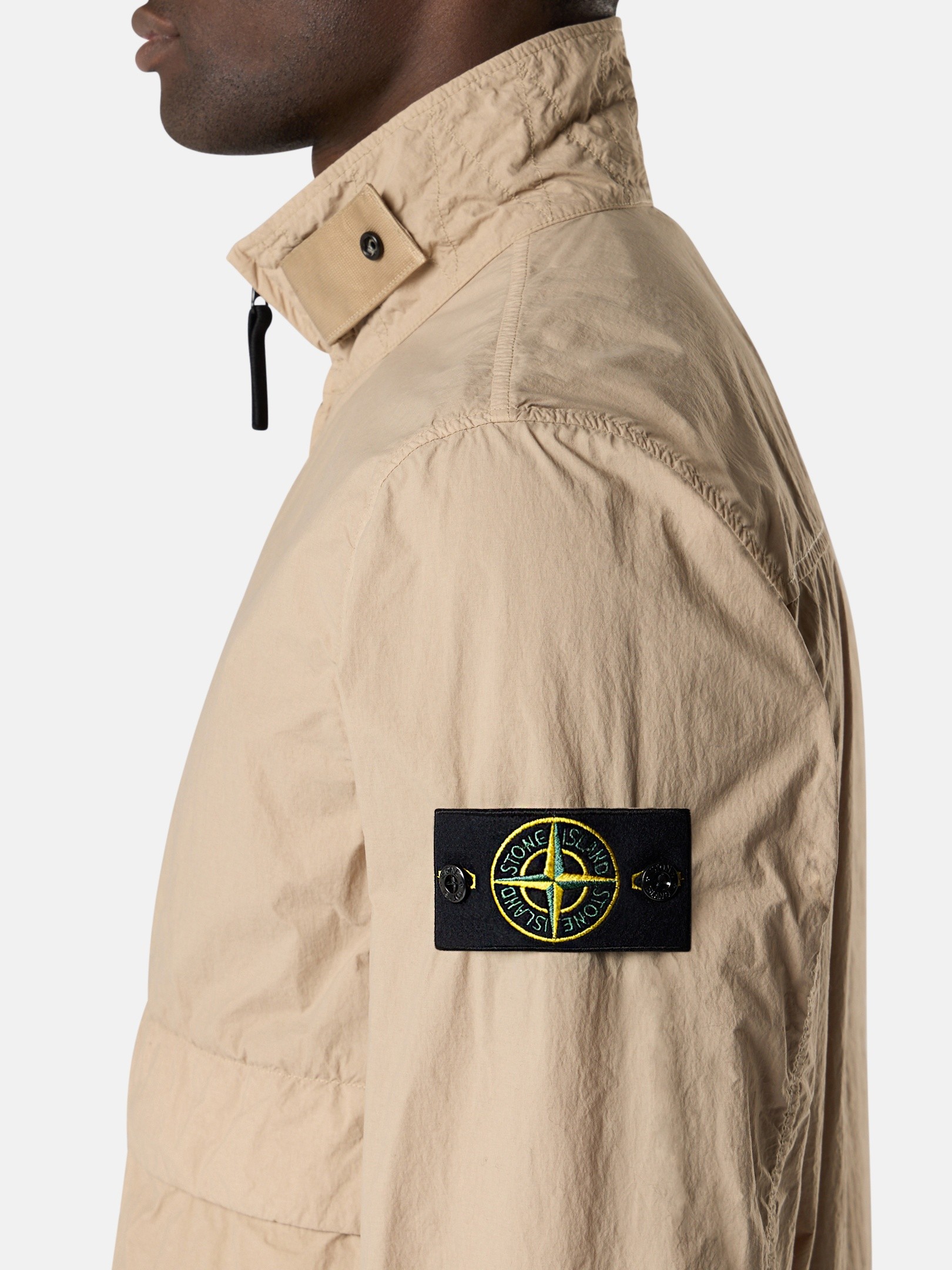デザートブラウン スタンドカラー ジャケット 撥水加工 4100056 NYLON