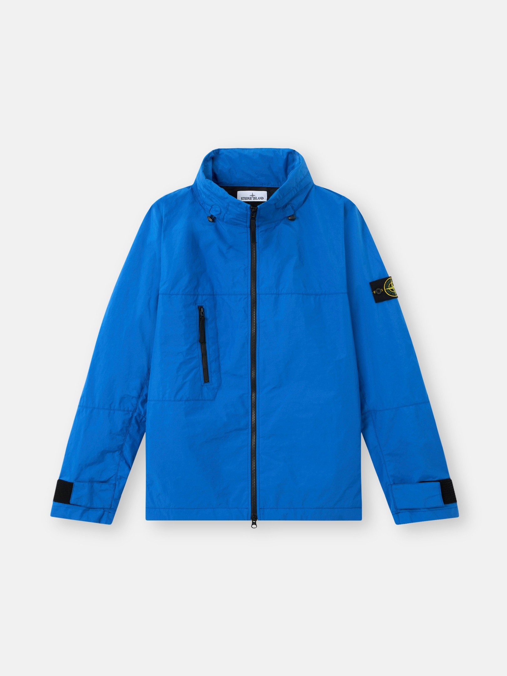 Bright Blue Stand collar jacket with ventilation flaps 4100059