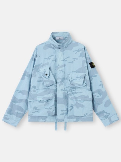 Dust Blue Field jacket with anti-drop 4100071 FADED CAMO RIPSTOP