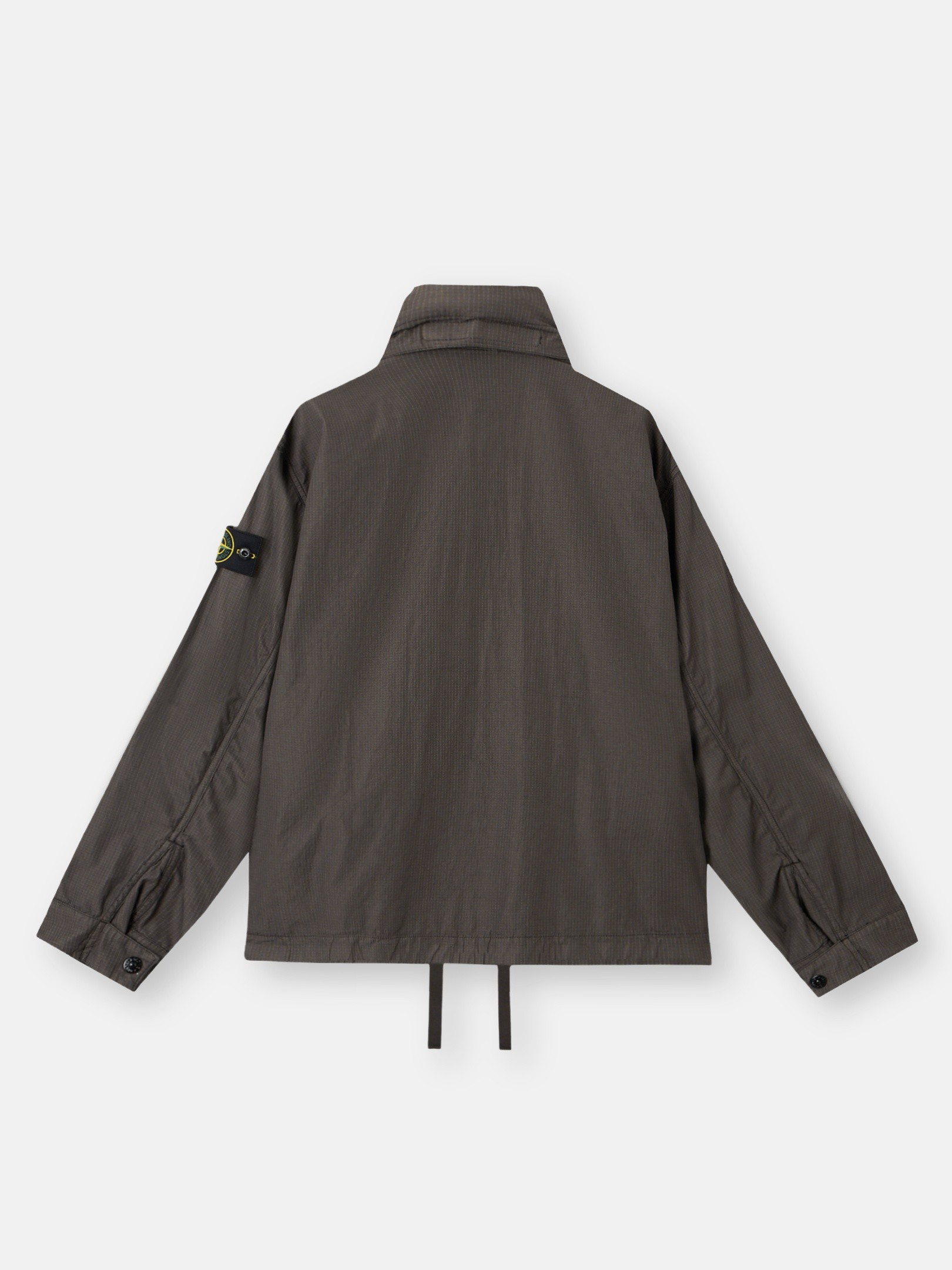 Charcoal Grey Field jacket with anti-drop 4100071 COTTON NYLON