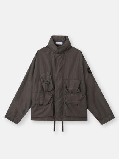 Charcoal Grey Field jacket with anti-drop 4100071 COTTON NYLON