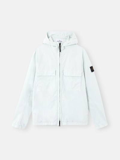 Sky Blue Hooded jacket with anti-drop 4100077 STRETCH ORGANIC