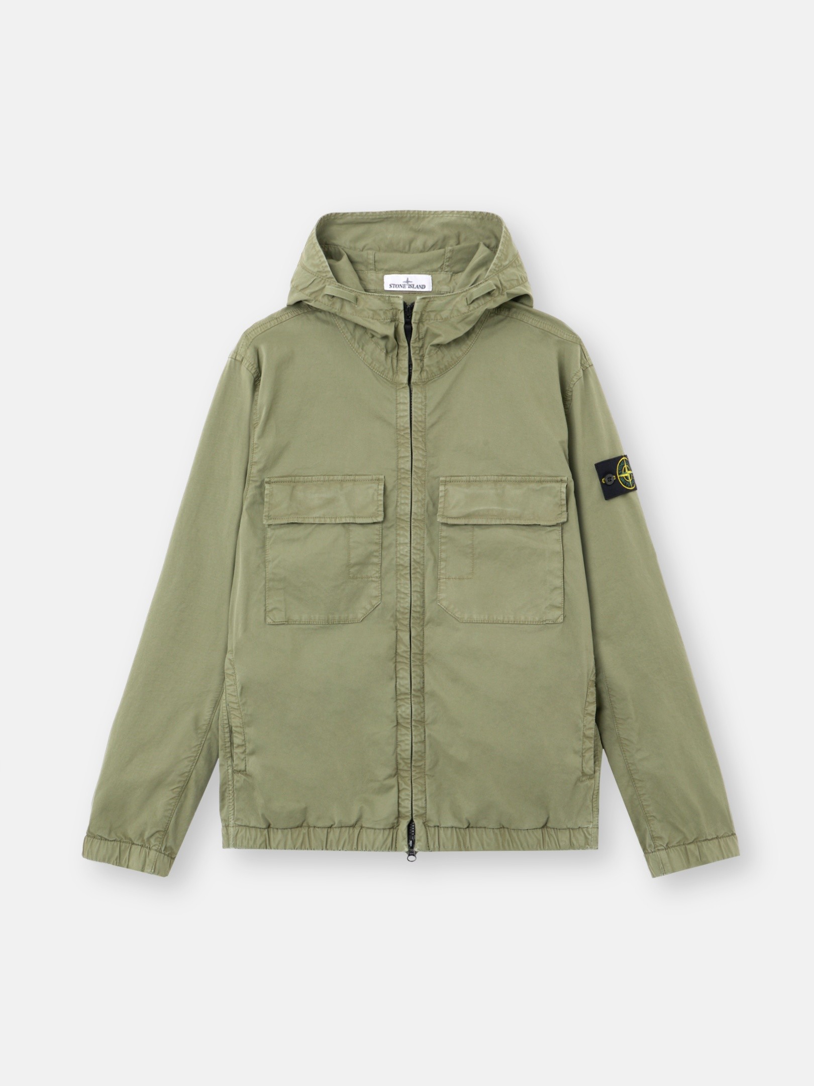 Military Green Hooded jacket with anti-drop 4100077 STRETCH 