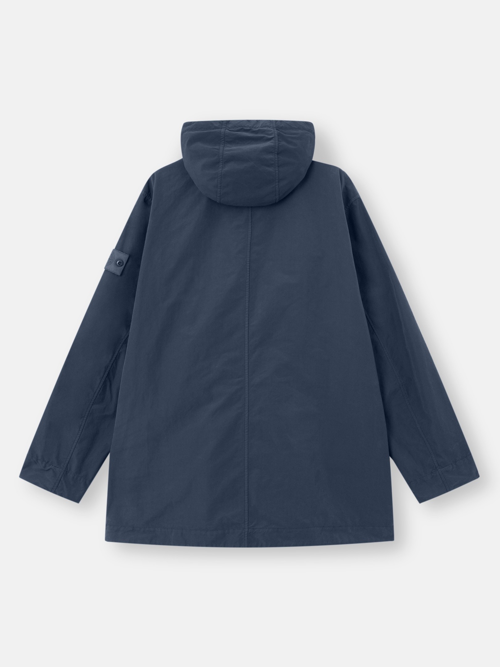 Slate Blue Hooded jacket with anti-drop 4100079 DAVID LIGHT-TC_S.I