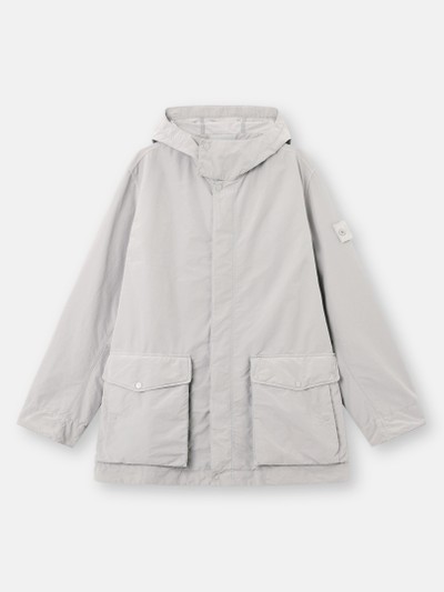 Dust Grey Hooded jacket with anti-drop 4100079 DAVID LIGHT-TC_S.I