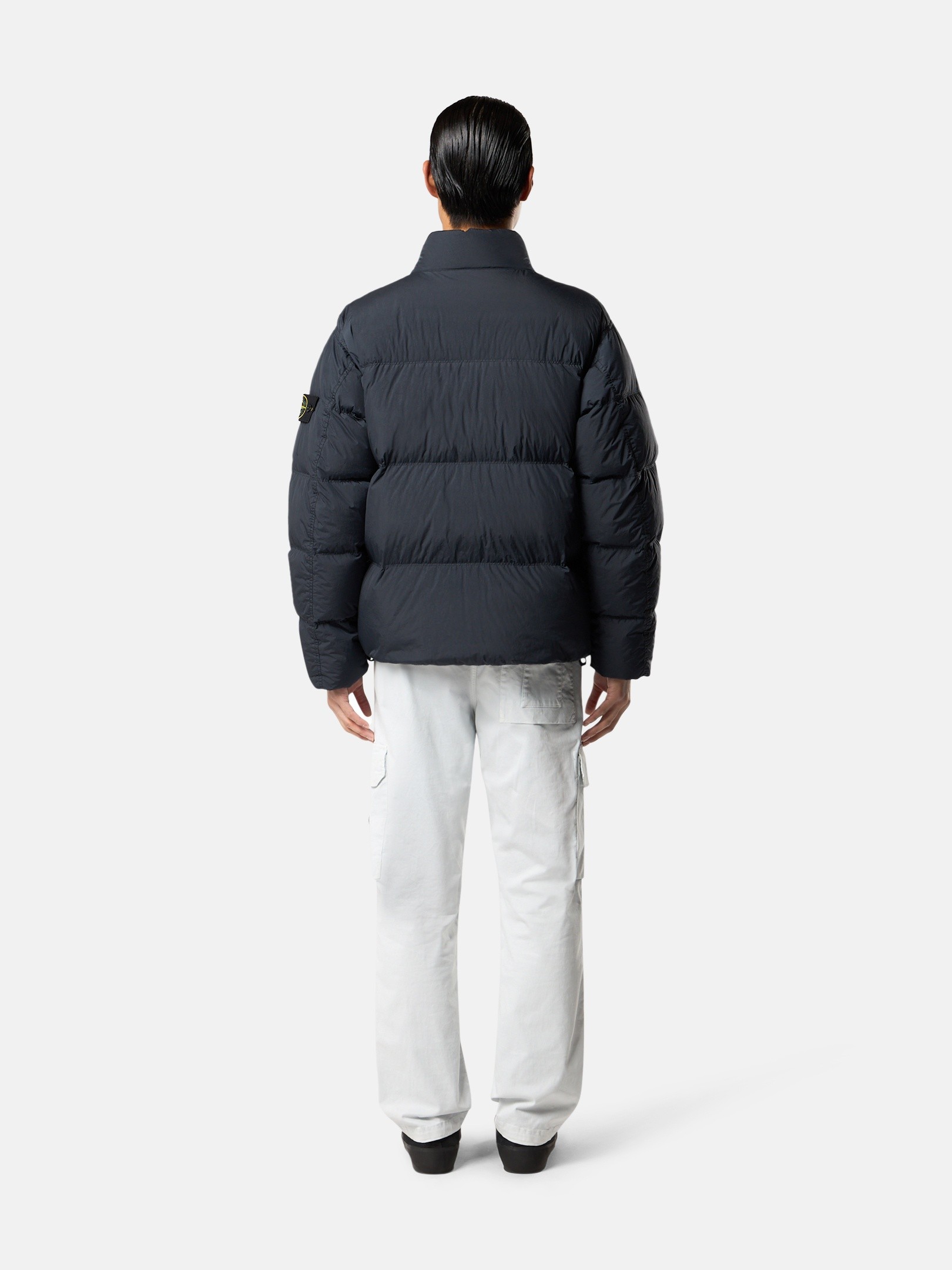 Navy Blue Down jacket with wind resistance and anti-drop 4100109