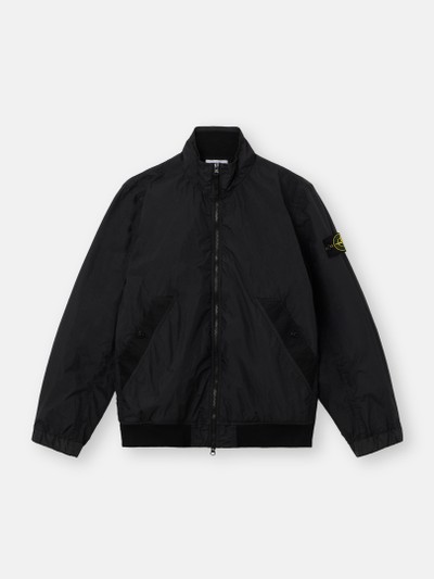 Black Stand collar jacket with wind resistance and anti-drop