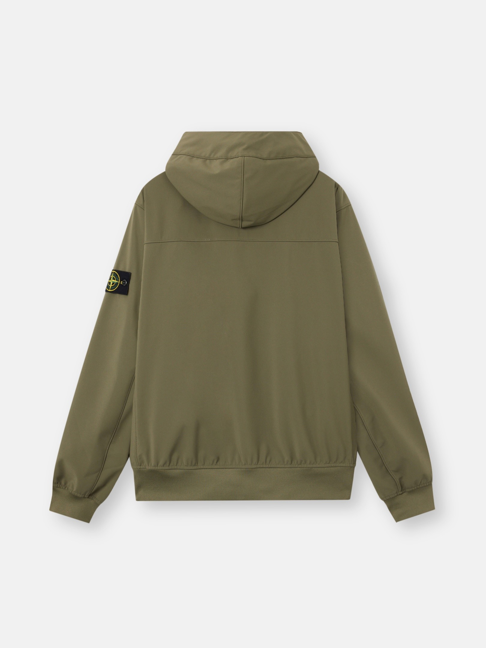 Military Green Hooded jacket with water- and wind-resistant