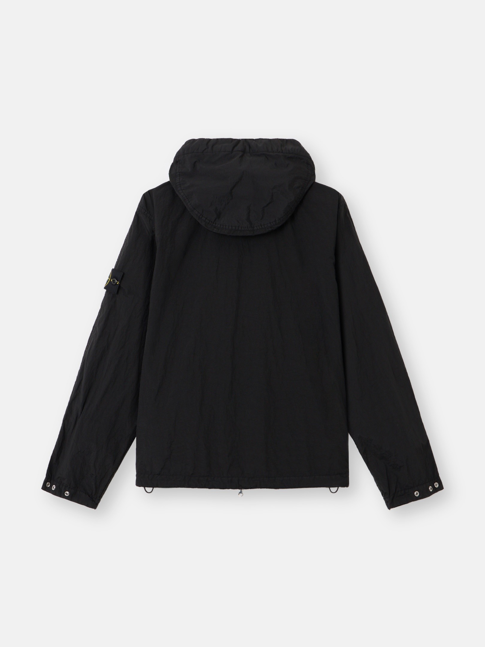 Black Hooded jacket with light water and wind resistance 4100119