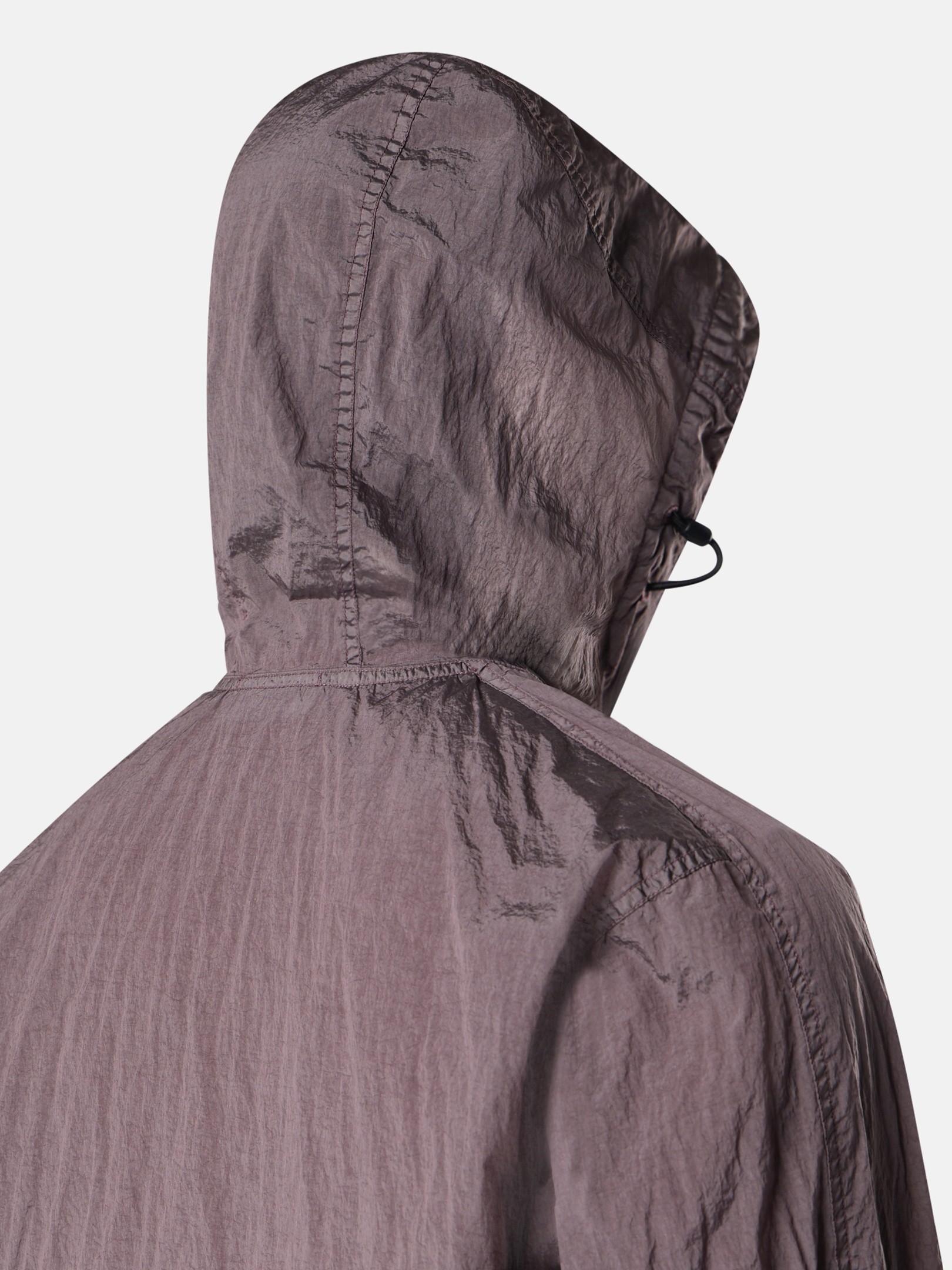 Purple Gray Hooded jacket with light water and wind resistance