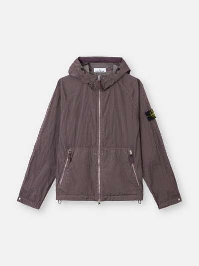 Purple Gray Hooded jacket with light water and wind resistance