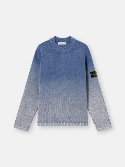 Avio Blue Oversized-fit crewneck sweater 5100003 COTTON CHENILLE