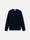 5100010 LIGHT RWS GEELONG WOOL Navy Blue Stone Island