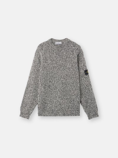 Black Melange Loose-fit crewneck jumper 5100025 SPECKLED COTTON