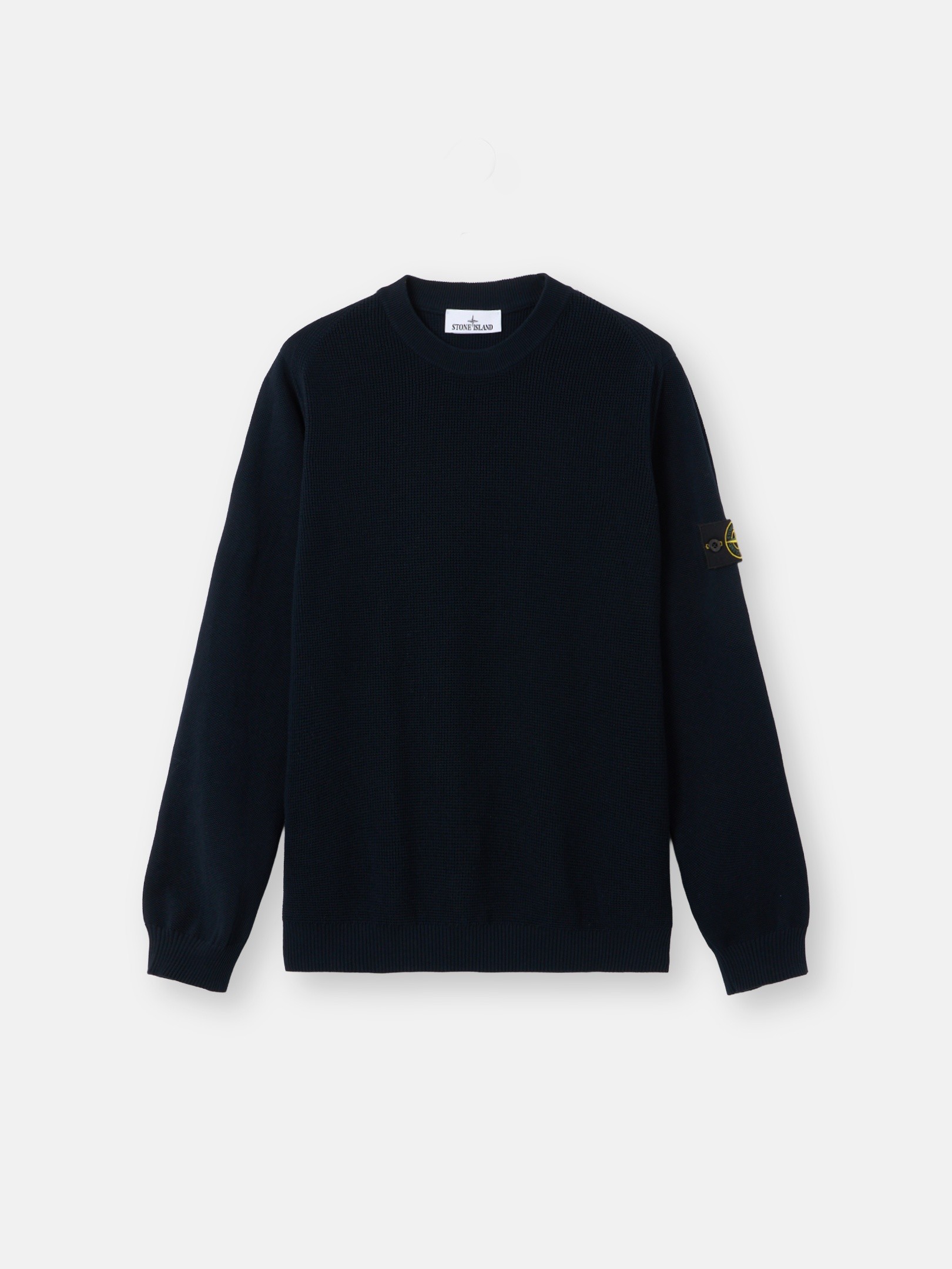 Navy Blue Loose-fit crewneck jumper with raglan sleeves 5100029 