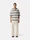 undefined 5100042 STRIPED RAW HAND ORGANIC COTTON + LINEN_S.I. MARINA 아이보리 멜란지 Stone Island
