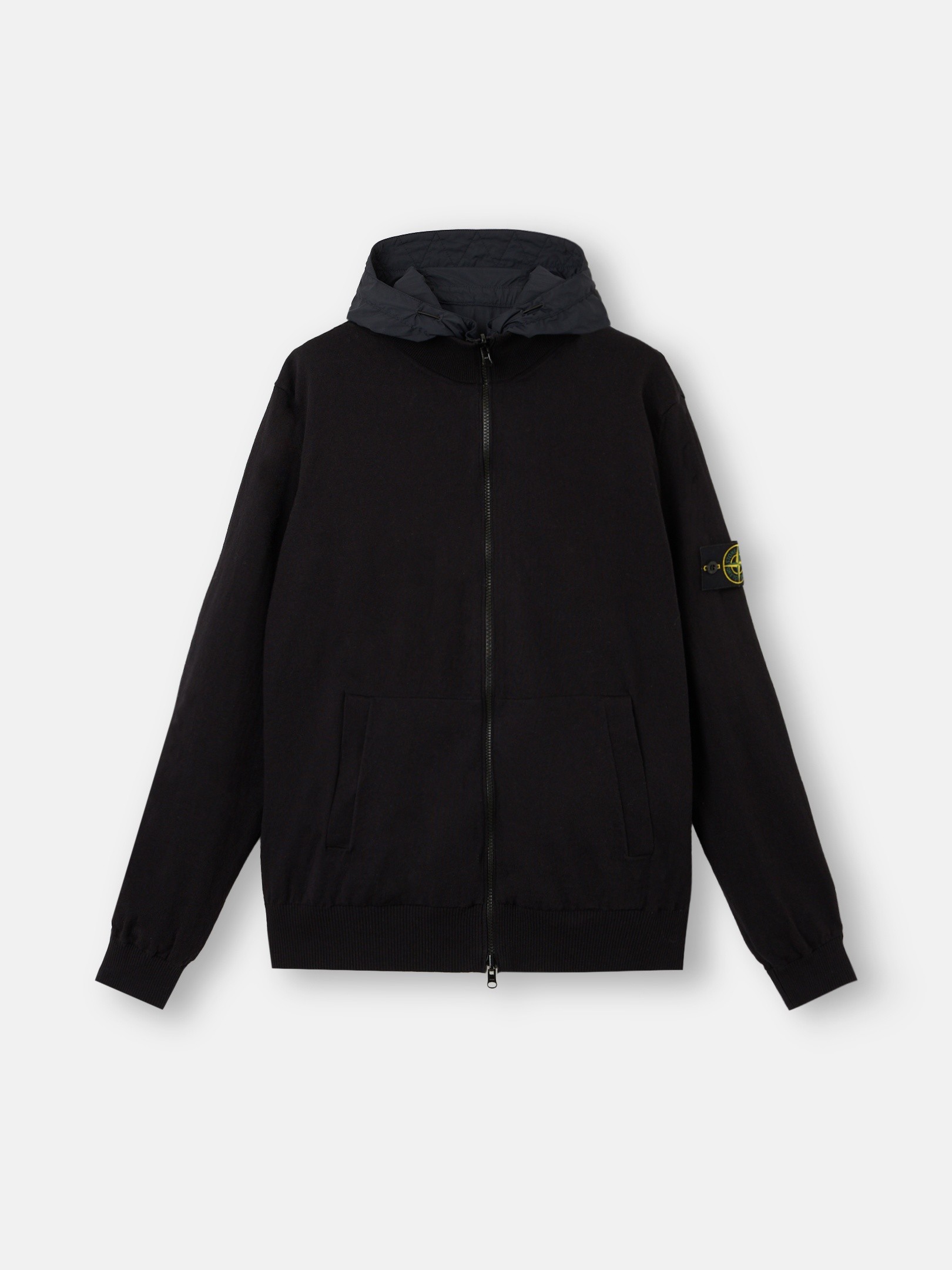 トップス 00s Stone  Zip Hooded Jacket Black L1S155100047S00B9V0020_F.jpg