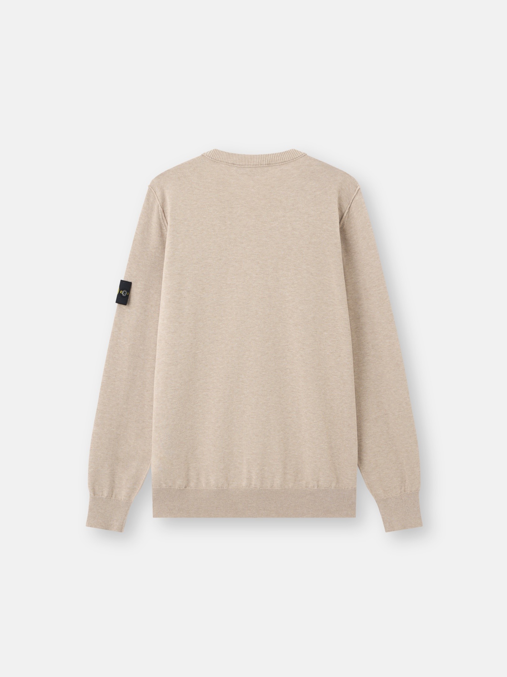 Desert Melange Crewneck jumper with rolled edge seams 5100053 SOFT 