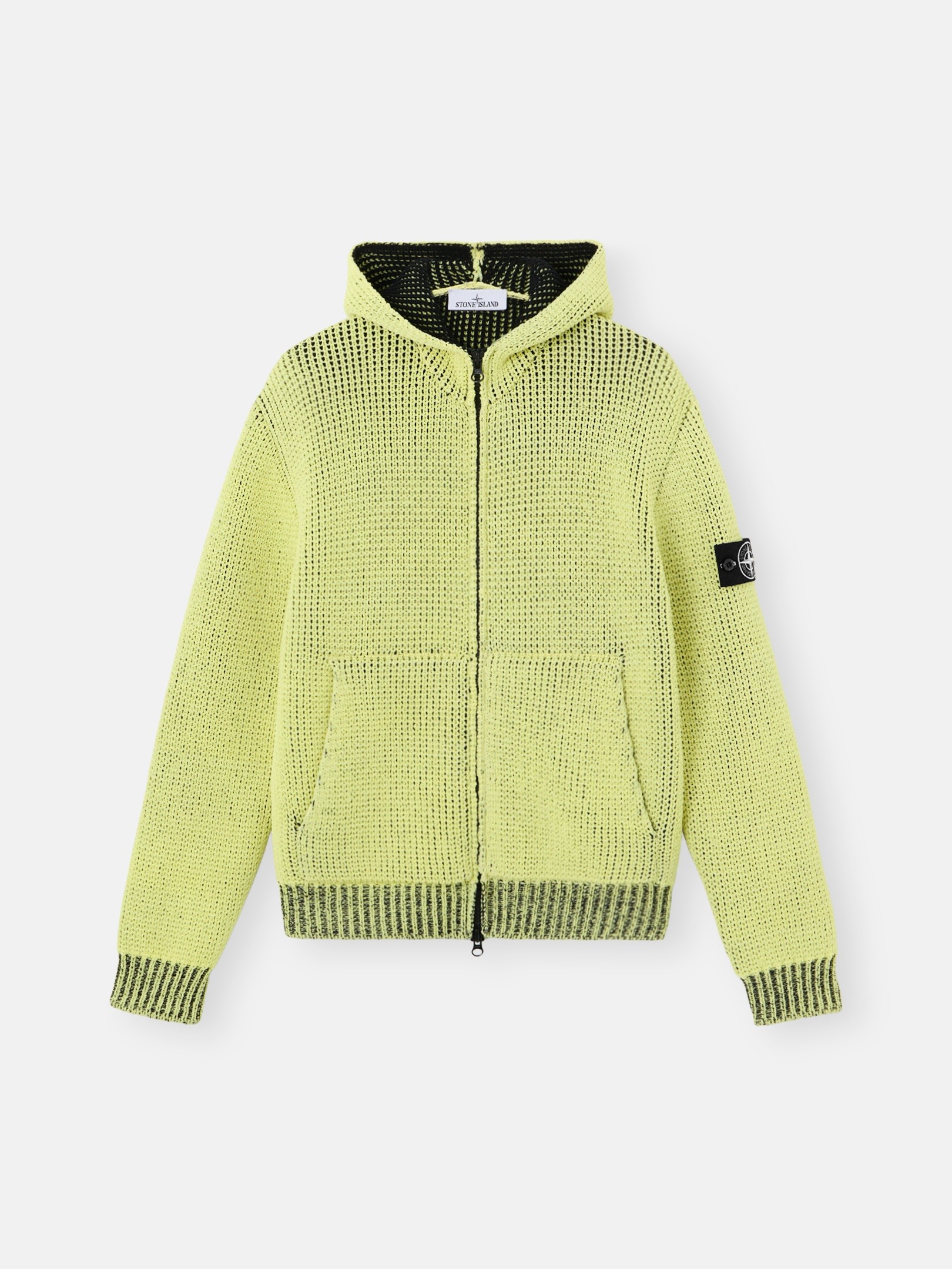 Lemon Oversized-fit zipper-up hooded sweater 5100054 UV