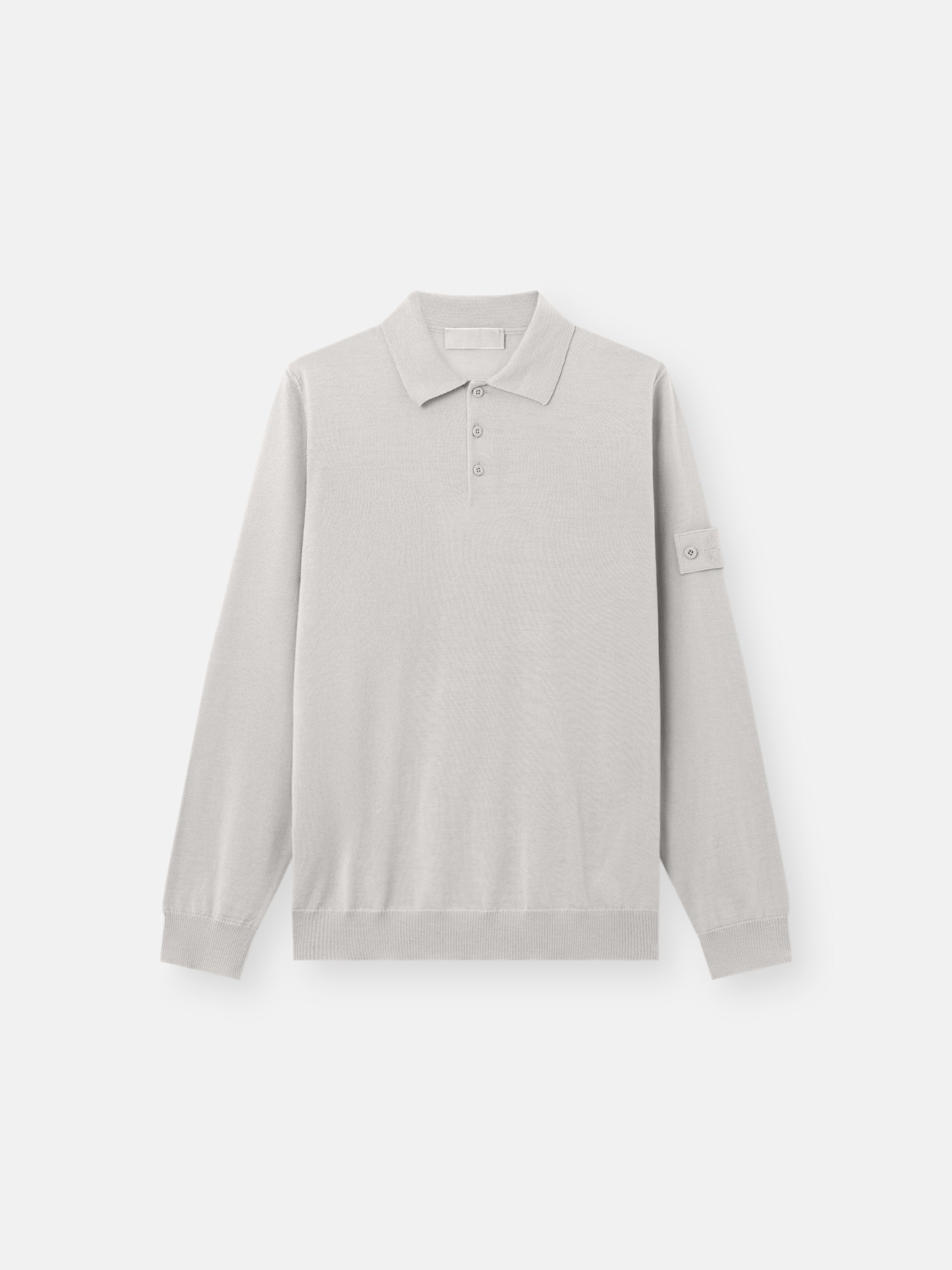 STONE  100%ウール 長袖シャツ XL グレー L1S155100076S00FCV0064_F.jpg