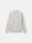 5100076 LIGHT PURE RWS WOOL_S.I. GHOST Gris poudré Stone Island