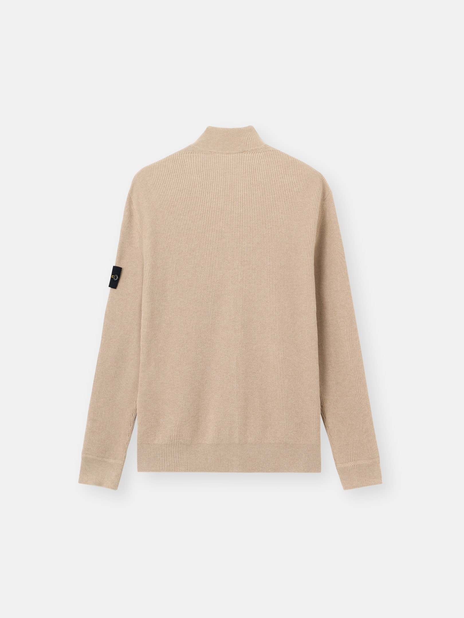Desert Melange Regular-fit zipper-up sweater 5100126 RIBBED SOFT