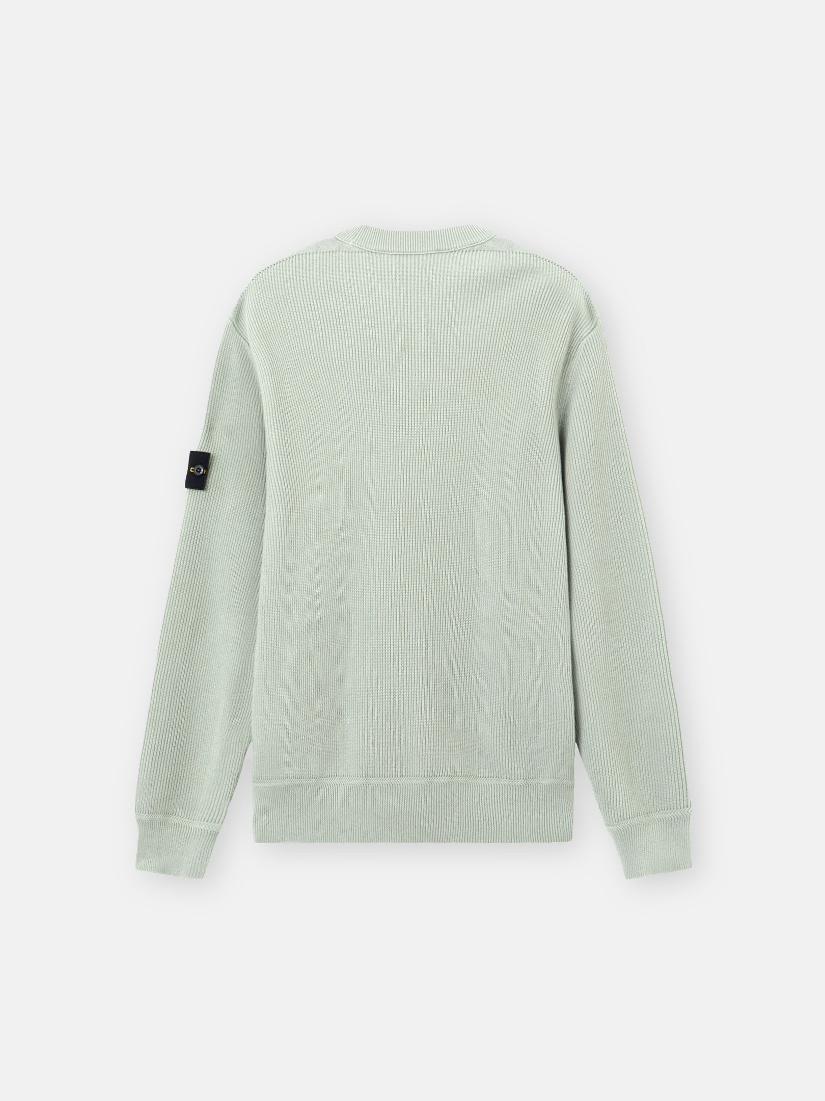 Sage Green Regular-fit crewneck sweater 5100154 RIBBED SOFT