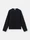 6100011 MESH STITCH ORGANIC COTTON FLEECE ブラック Stone Island
