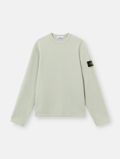 Sweat Homme Stone Island – Noir, Encolure Ras-du-cou, Patch Brodé – Taille M