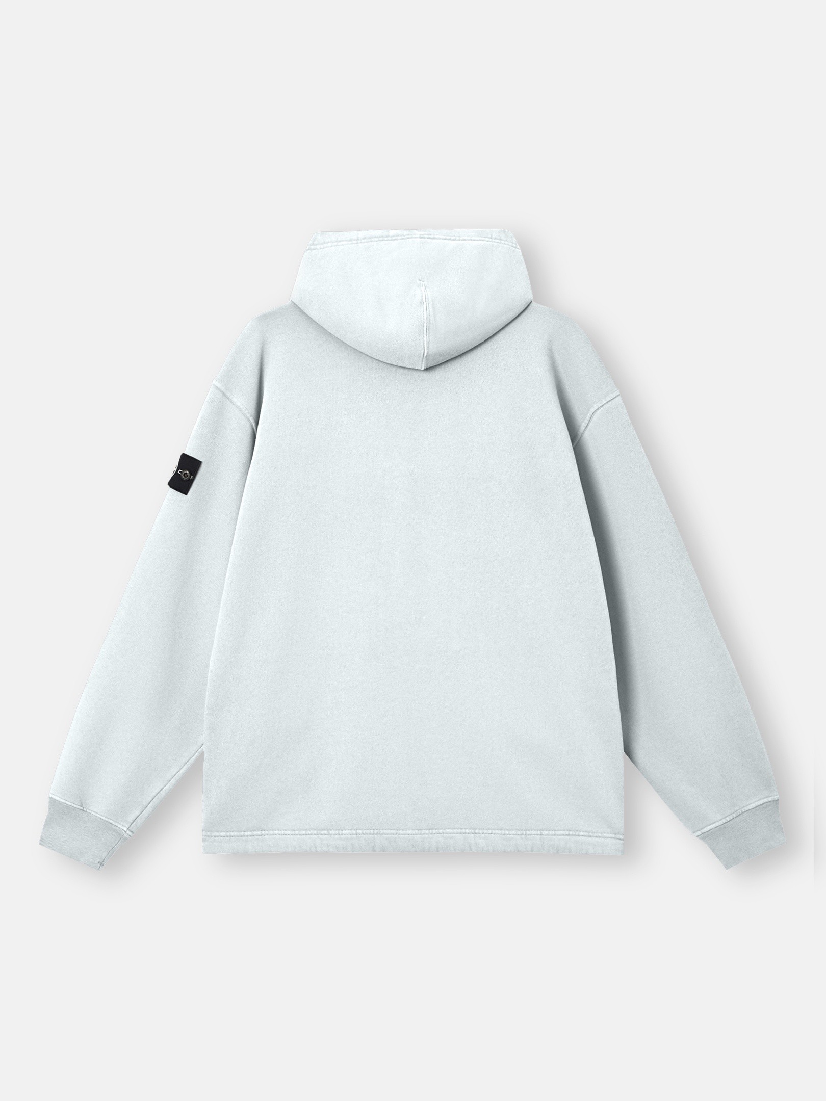 トップス Stone  Organi CottonFleece Hoodie Brick Red Regular-fit hooded sweatshirt with pouch pocket 6100062