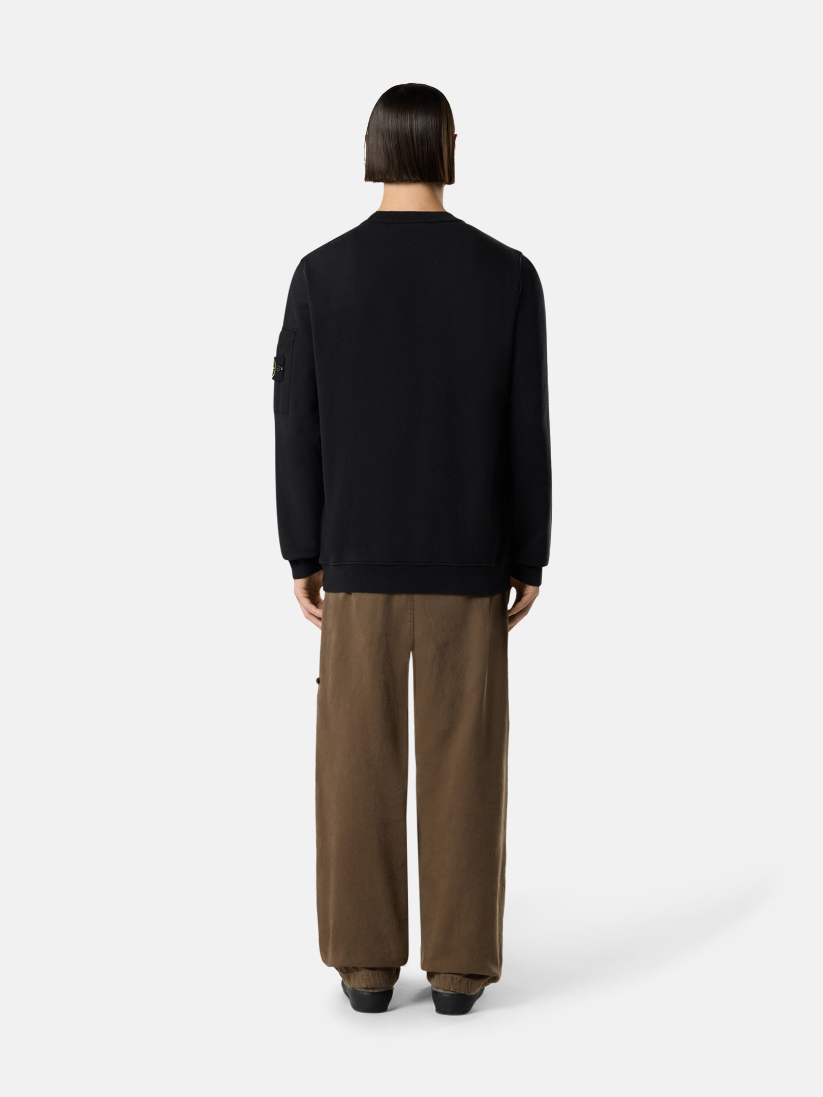 【即完Sサイズ】❗️STONE スウェット トレーナーブラウン VISION STREET WEAR マルチイラスト トレーナー mens – ジーンズ