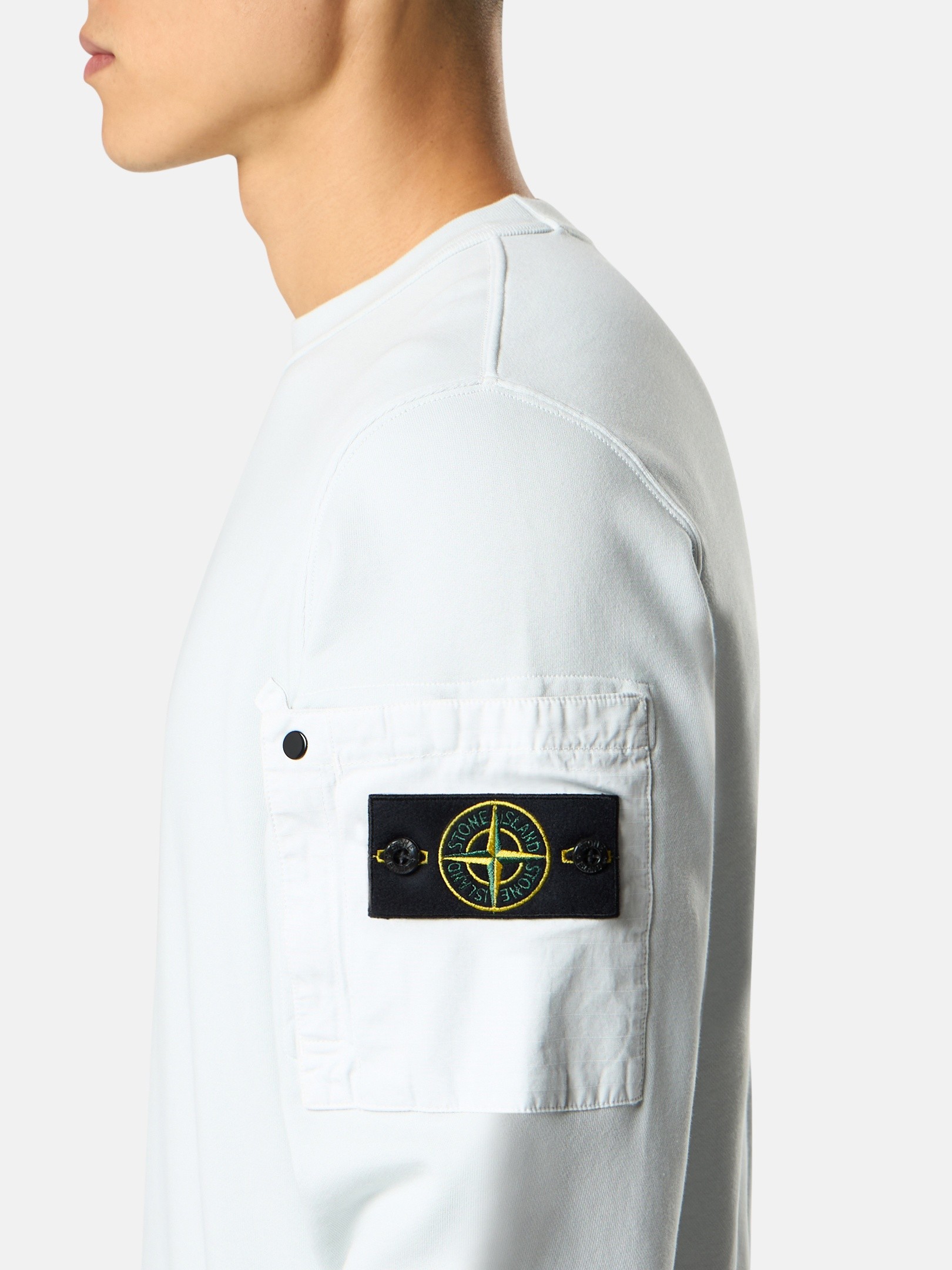 着用一度のみ⭐️】希少カラーstone island スウェットスカイブルー