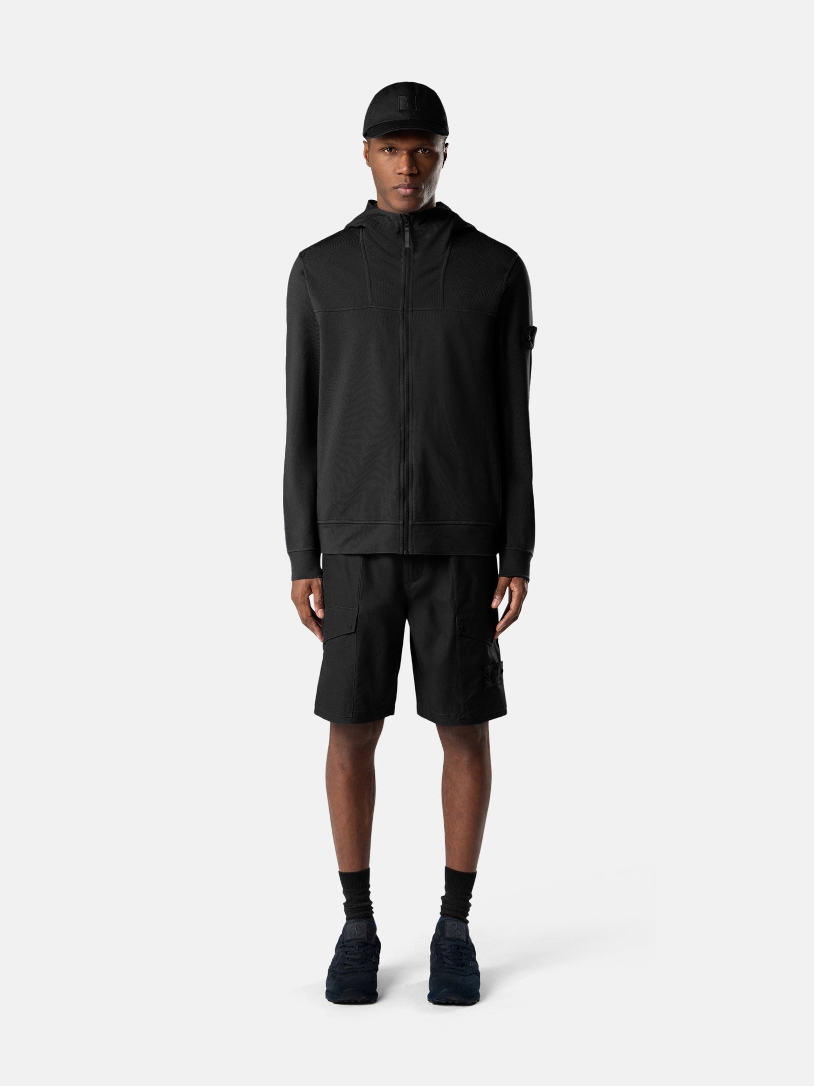 Sweat à Capuche Stone Island Noir - Taille S, Neuf Avec étiquettes, Pour Homme