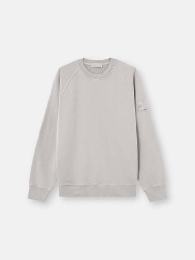 stone  ghost スウェット Dust Grey Comfort-fit crewneck sweatshirt with raglan sleeves