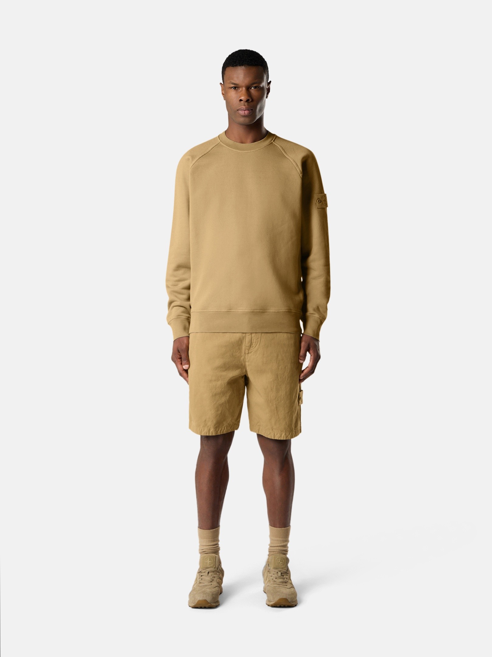 フード付きスウェットとラウンドネックスウェット | Stone Island