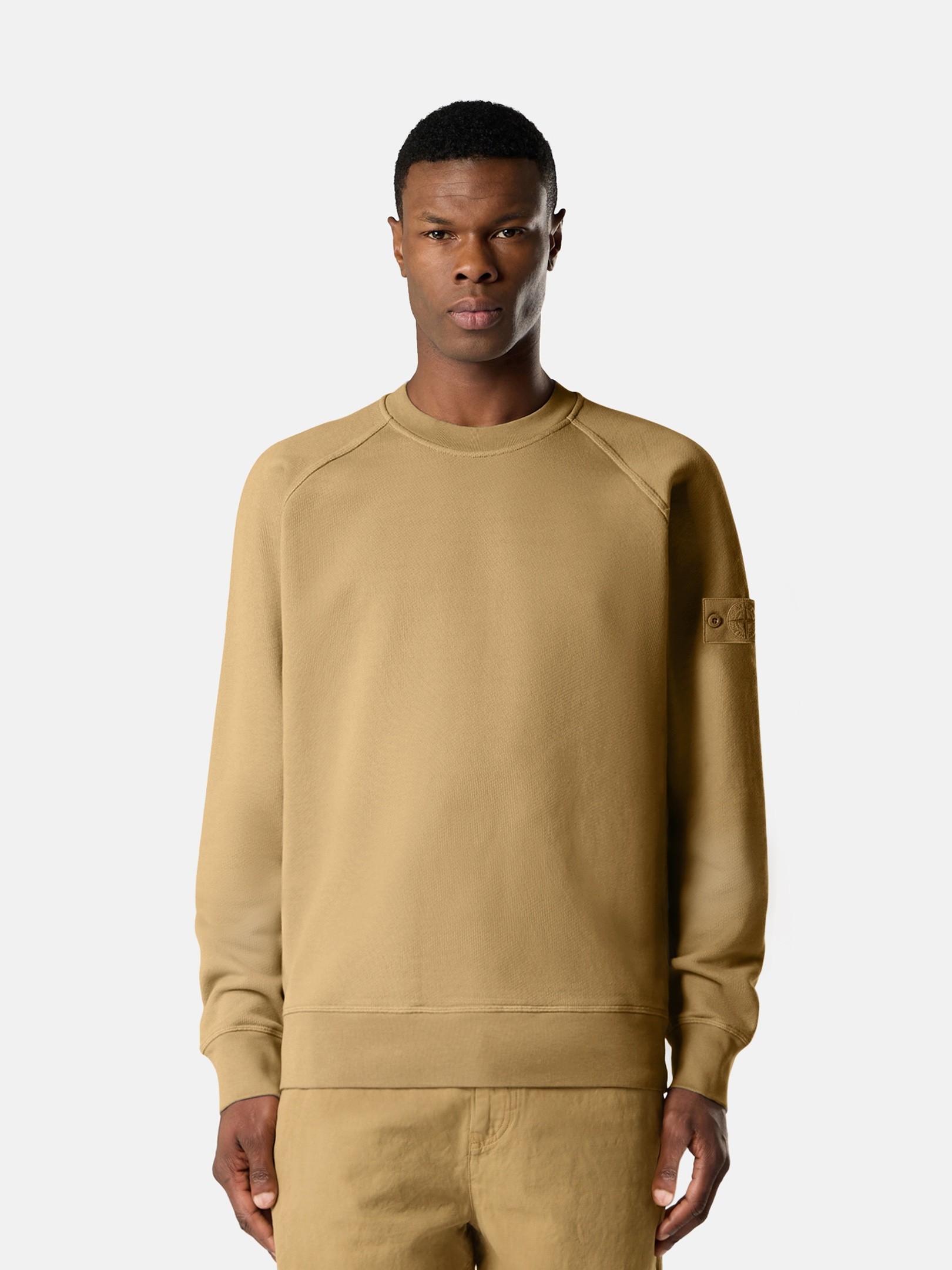 フード付きスウェットとラウンドネックスウェット | Stone Island